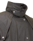 Outback Unisex Long Oilskin Coat - The Low Rider Duster - Brown