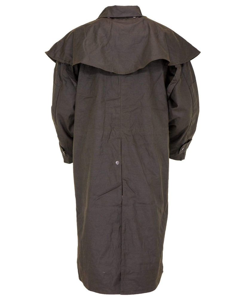 Outback Unisex Long Oilskin Coat - The Low Rider Duster