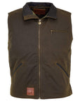 Outback Unisex Waterproof Oilskin Gilet - The Sawbuck