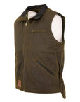 Outback Unisex Waterproof Oilskin Gilet - The Sawbuck