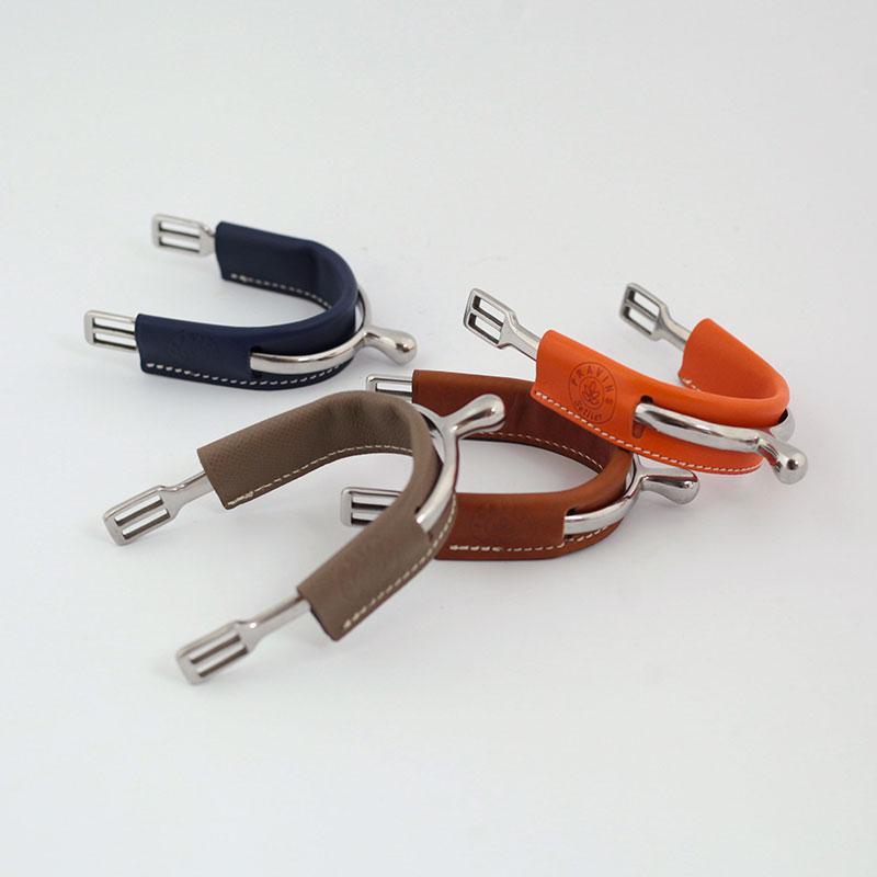 Pravins Sellier Leather Spur Covers