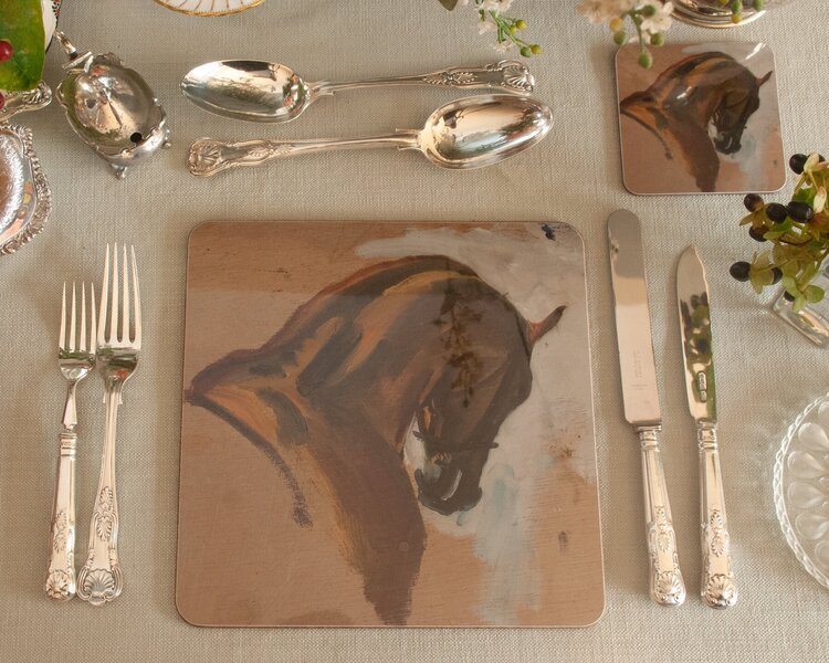 Munnings "Study of a Racehorse Head" Placemat